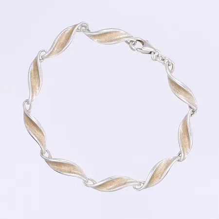 Armband GHA längd 19cm bredd 6mm, silver 925/1000 Vikt: 9,4 g
