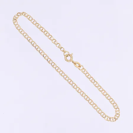 Armband Bismarck 18cm, bredd 3mm, 18K Vikt: 2 g