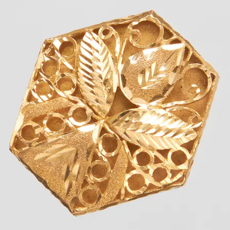 Ring med filigranarbete, stl:20¼, bredd: 3-29mm, 21K Vikt: 6,5 g