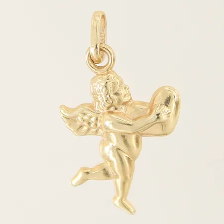 Hänge ängel 22x13mm 18K Vikt: 0,7 g