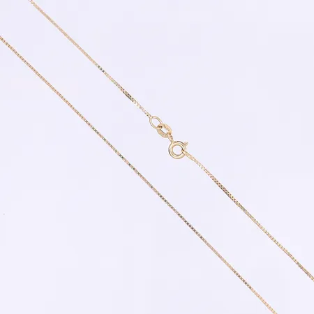 Halskedja Venezia Balestra längd 42cm, bredd 1mm, 18K Vikt: 2,7 g