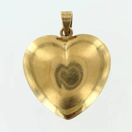 Hänge hjärta 25x20mm, ihåligt, 18K Vikt: 2,3 g
