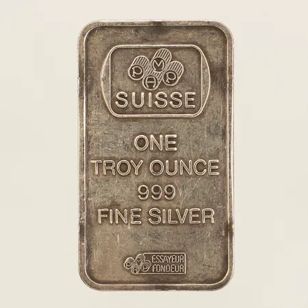 Tacka Suisse 47x27mm oxiderad silver 999/1000 Vikt: 31 g