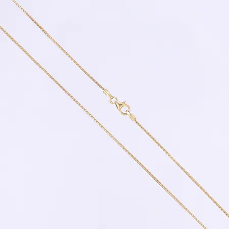 Halskedja Rävsvans Balestra 42cm, bredd 1mm 18K Vikt: 3,3 g
