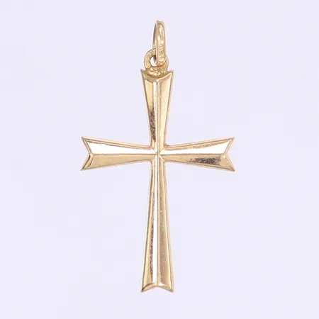 Hänge kors 20 x 30mm, 18K Vikt: 1,1 g