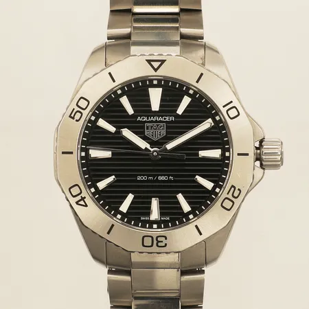 Herrur Tag Heuer Aquaracer Ø42mm 200m stål quartz refnr:WBP1110 snr:WQR4284 extra länkbitar, garantikort samt manual ytterkartong, box