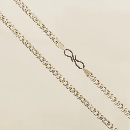 Kedja Pansar längd 51,5cm bredd 4,3mm saknar lås silver 925/1000 Vikt: 16,8 g