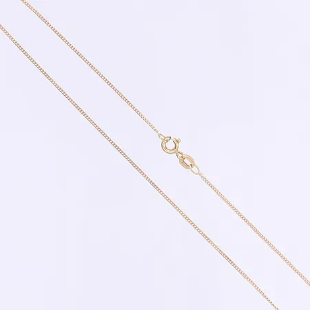 Halskedja pansarlänk Balestra, längd 38cm, bredd 1mm, 18K Vikt: 1,5 g