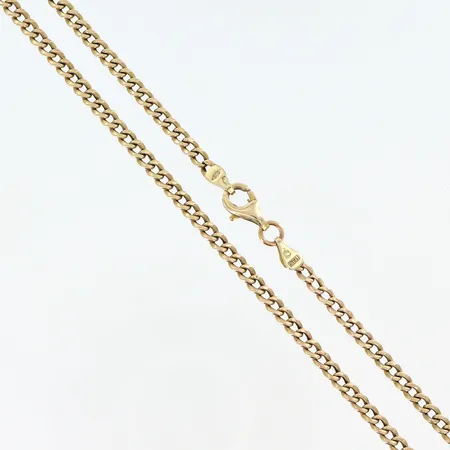Kedja Pansar längd 54cm bredd 2,5mm, 14K Vikt: 4,7 g
