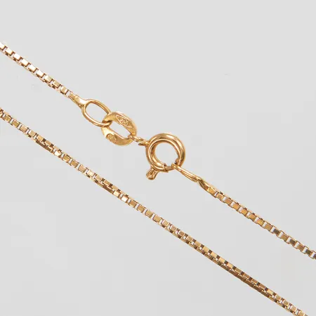 Kedja Venezia längd: 40cm, bredd: 0,8mm, Balestra, mindre ojämnheter, 18K Vikt: 2,8 g