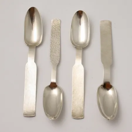 4st skedar, 11cm, silver 830/1000, 49,17g.
