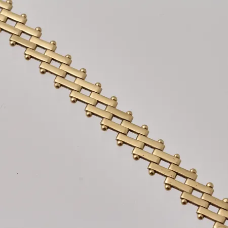 Armband 19cm Korridor bredd 7,5mm, Svedbom & Co AB, 18K, 9,44g.