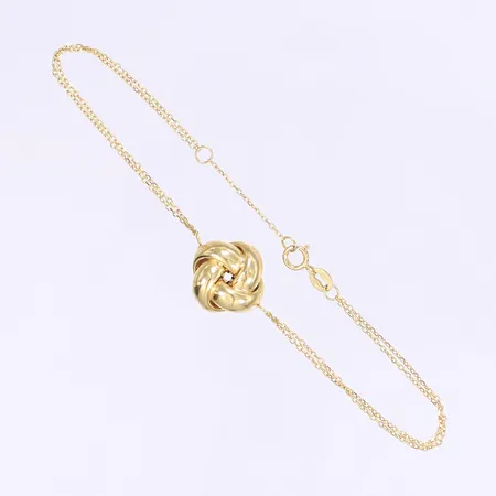 Armband GHA med justerbar total längd 19cm, bredd 2-13mm, 18K Vikt: 1,9 g