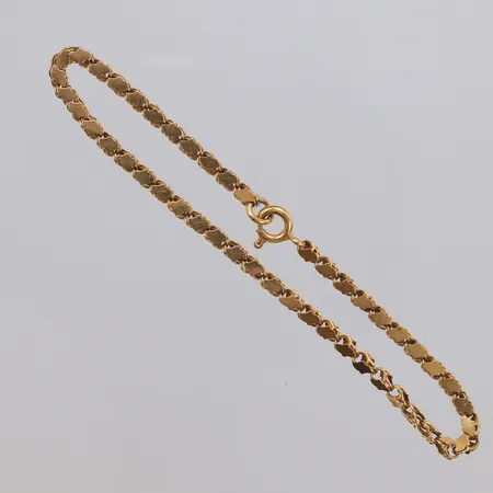 Armband längd 18cm, bredd 2,6mm, 18K Vikt: 3,8 g