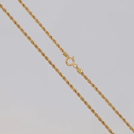 Kedja, Cordell, längd 50cm, bredd 1,2mm, lagning 18K Vikt: 1,6 g
