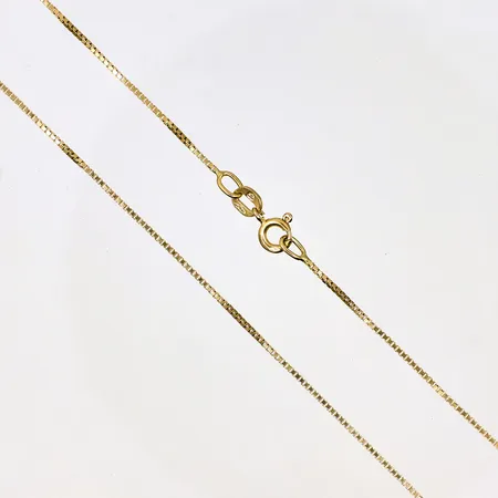 Kedja Venezia längd 39cm, bredd 1mm, balestra, 18K Vikt: 2,6 g