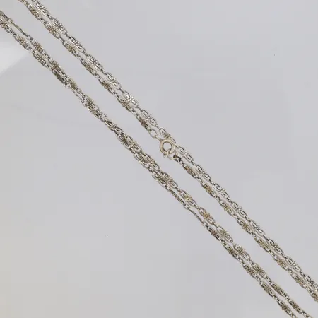 Kedja, längd 102cm, bredd 3,5mm, 835/1000 silver Vikt: 11,6 g
