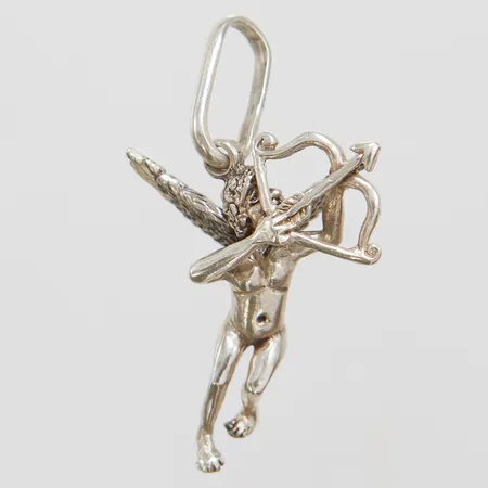 Hänge Amor med rörliga vingar 44x23mm, silver 925/1000 Vikt: 7,1 g