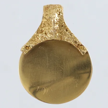 Hänge lapponia 24x18mm bucklig 18K Vikt: 3,2 g