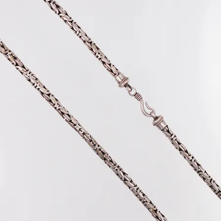 Kedja rund Kejsar längd 43cm, bredd 4,3mm, silver Vikt: 41,2 g