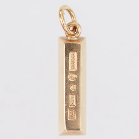 Hänge tacka längd 30mm, Alton år 1994, gravyr, 18K Vikt: 7,2 g