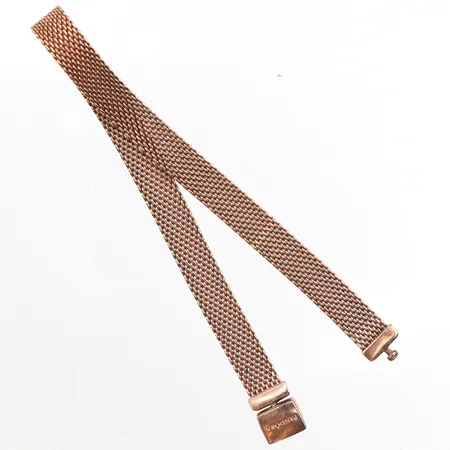 Armband Pandora, längd 19cm, bredd 6,8mm, förgyllt silver, 925/1000 silver. Vikt: 10,2 g