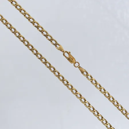 Kedja Pansar längd 48cm bredd 3,8mm Balestra 14K.  Vikt: 18,9 g