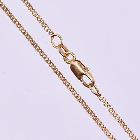 Kedja Pansar längd 44 cm bredd 2 mm 18K. Vikt: 4,7 g