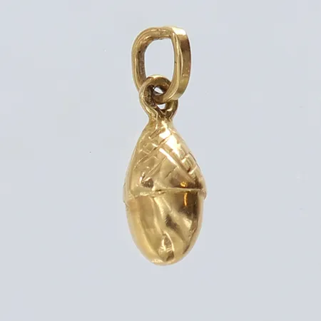 Hänge ekollon 15x5mm 18K Vikt: 0,6 g