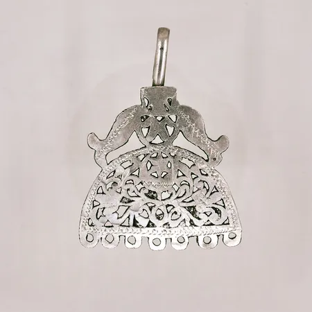 Hänge i Berberstil, längd 85mm, bredd 62mm, Silver Vikt: 27,6 g