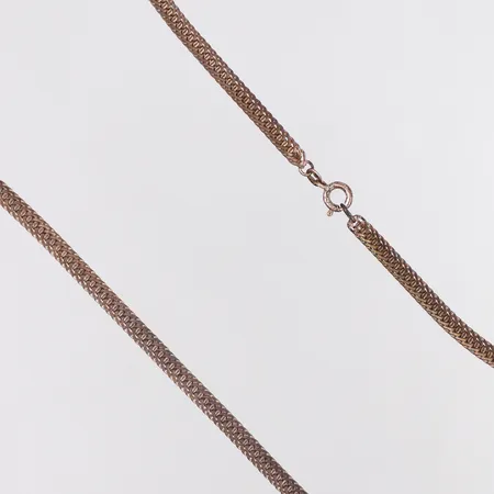 Collier längd 42cm, bredd 3,8mm, 835/1000 silver Vikt: 10,9 g