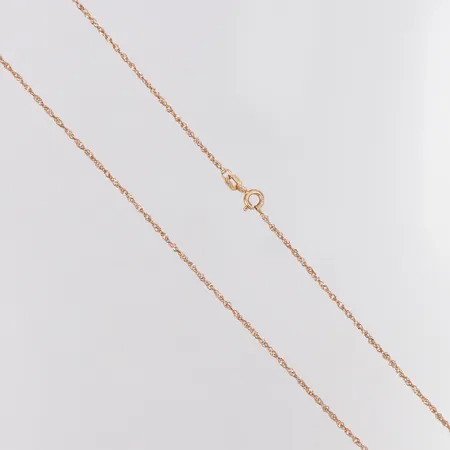 Kedja Singapore GHA längd 45,5cm, bredd 1,5mm, 18K Vikt: 1,9 g