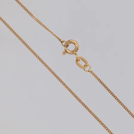 Kedja Pansar längd 42,5cm, bredd 1mm, 18K Vikt: 1,7 g