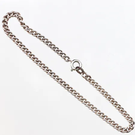 Armband, längd 18,5cm, bredd 2,4mm, 830/1000 silver. Vikt: 4,8 g