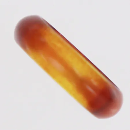 Ring bärnsten stl:16¾ bredd 5,7mm