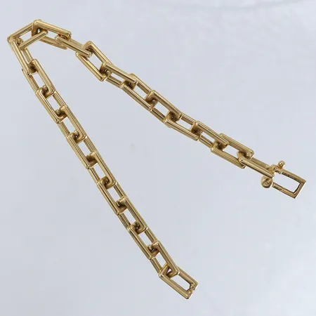 Armband defekt 18K.  Vikt: 10,1 g