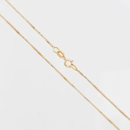 Kedja Venezia längd 40,5cm, bredd 1mm, GHA, 18K Vikt: 2,2 g