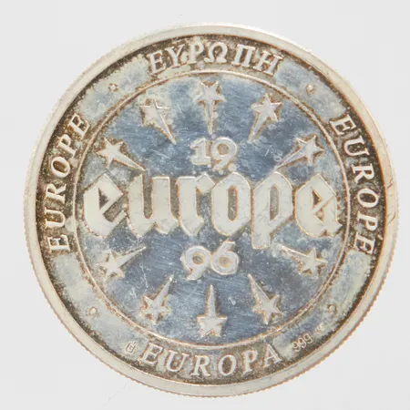 Mynt Europa 1996 Italia Ø40mm, etui, silver 999/1000 Vikt: 19,9 g