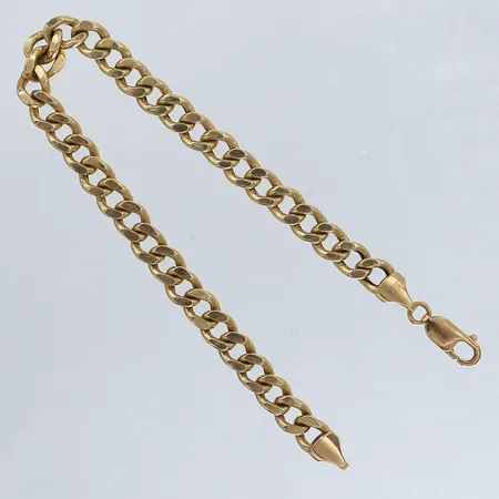 Armband Pansar längd 21cm bredd 7mm ihålig 18K. Vikt: 11,2 g