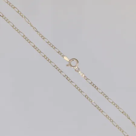 Kedja, Figaro, längd 45cm, bredd 1,8mm, 925/1000 silver Vikt: 2,6 g