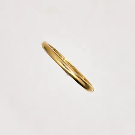 Ring stl 16, bredd 1,8mm, personlig gravyr, Svenska stämplar, 18K Vikt: 1,5 g