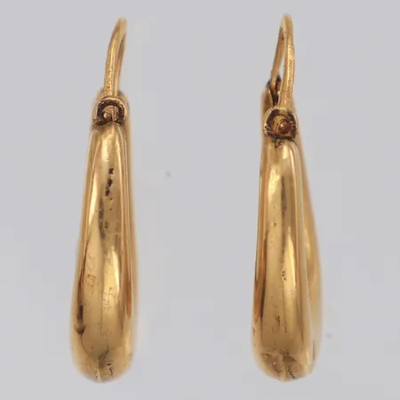 Örhängen längd 23mm, bredd 4mm, bucklor, 18K Vikt: 1,8 g
