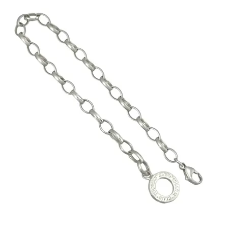 Armband THOMAS SABO CHARM CLUB silver 925/1000, längd 20 cm, total längd inkl. avslutande charm 21,5 cm, länkens bredd 5 mm Vikt: 8,6 g
