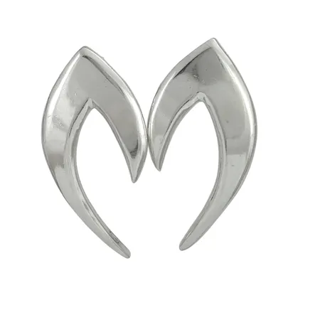 Örhängen ett par silver 925/1000, mått 50x23 mm, originalploppar Vikt: 20,1 g