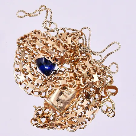 Diverse guld 18K. Vikt: 11,3 g