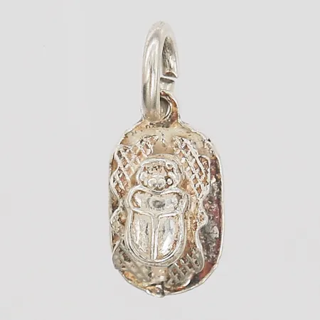 Berlock med egyptiskt motiv, 8x20mm, bruksslitage, silver Vikt: 1,7 g