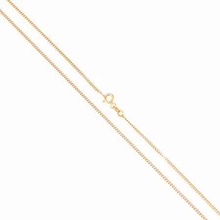 Kedja Pansar längd 45cm bredd 1,5mm, 18K 3,9g. 