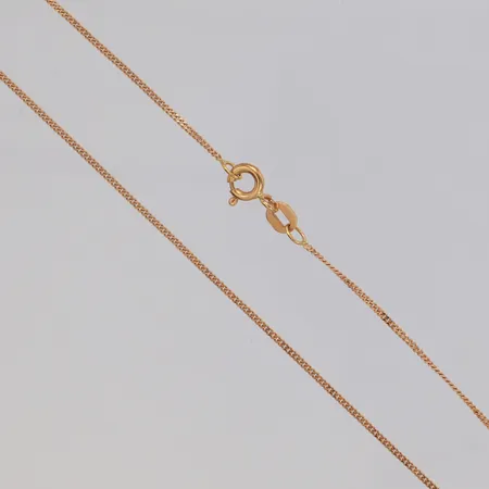Kedja, Pansar, längd 45cm, bredd 0,9mm, 18K Vikt: 1,9 g