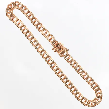 Armband Bismarck, längd 19cm, 5,1mm, 18K. Vikt: 8,5 g