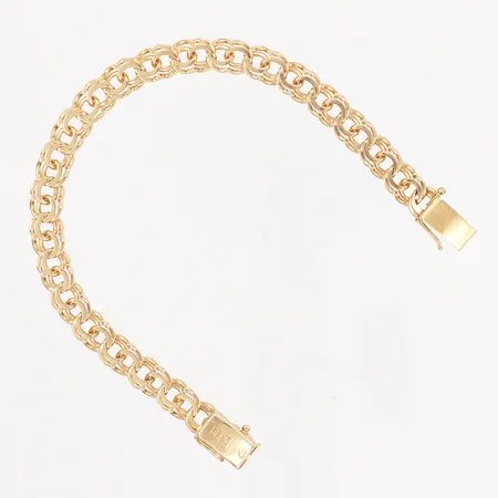 Armband Bismarck 19cm, bredd: 7mm, 18K Vikt: 19,5 g